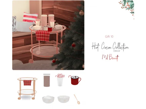Alpha 2020 ADVENT CALENDAR GIFT 10 HOT COCOA COLLECTION - The Sims 4 Custom Content