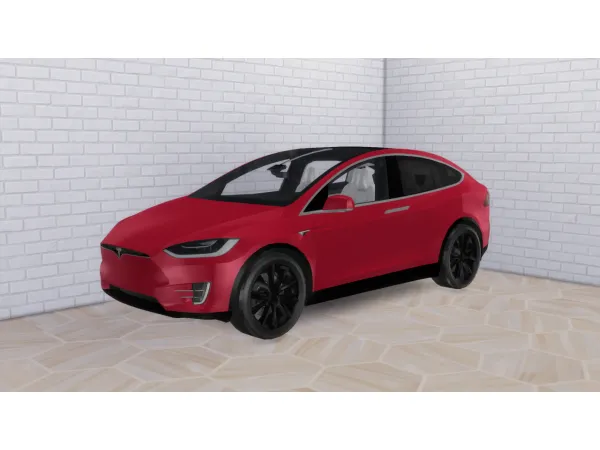 Maxis Match 2019 Tesla Model X - The Sims 4 Custom Content