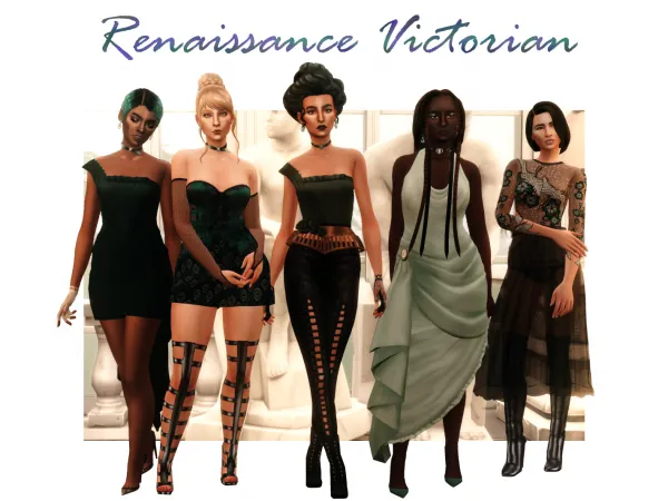 Maxis Match Renaissance Victorian by zeussim - The Sims 4 Custom Content