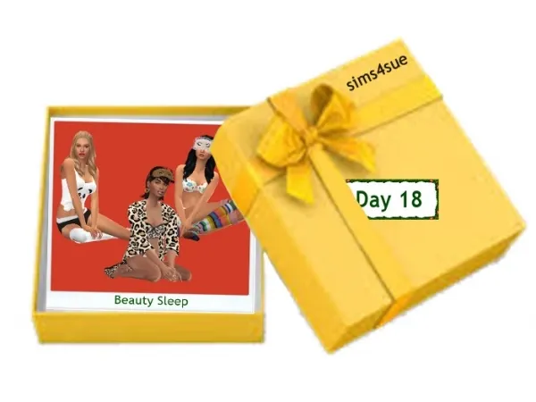 Maxis Match ADVENT DAY 18 Beauty Sleep by simsfinds - The Sims 4 Custom Content