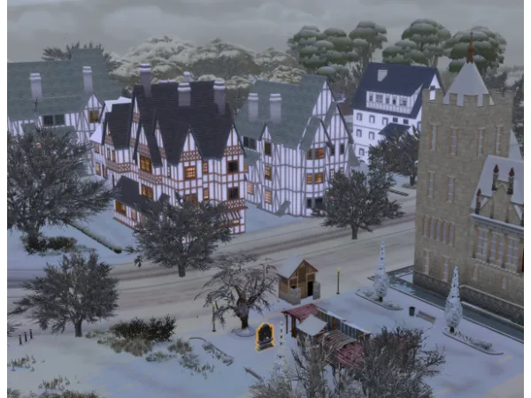 Alpha Windenburg architecture boom by simsfinds - The Sims 4 Custom Content