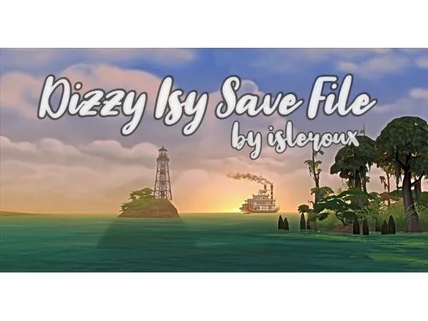 Maxis Match The Dizzy Isy Save File by simsfinds - The Sims 4 Custom Content