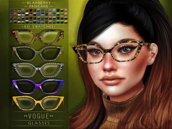 Blahberry Pancake - Vogue Glasses (unisex)