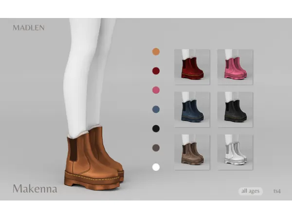 Maxis Match Madlen Makenna Boots by madlensims - The Sims 4 Custom Content