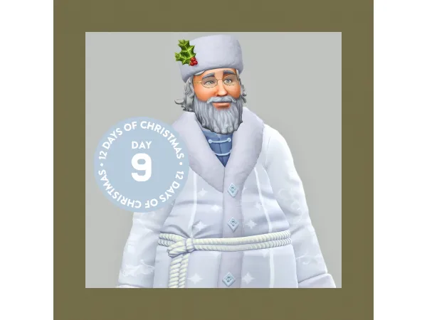 Maxis Match Father Winter by simsfinds - The Sims 4 Custom Content