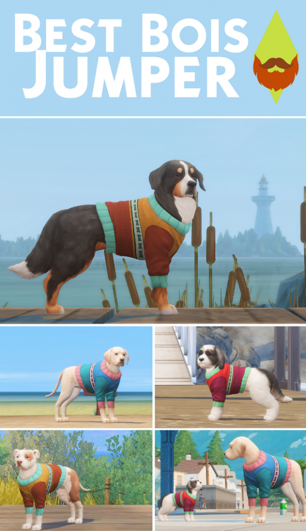 Maxis Match Best Bois Jumper Missed Opportunity 88 by simsfinds - The Sims 4 Custom Content