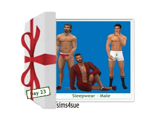 ADVENT DAY 23 : Sleepwear - Male