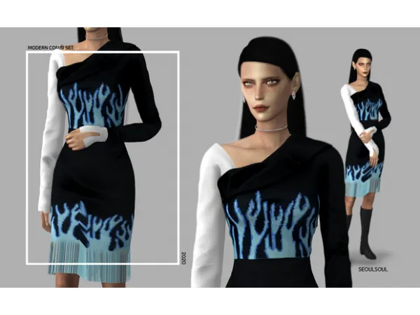 Maxis Match Modern Combi Set by seoulsoul - The Sims 4 Custom Content