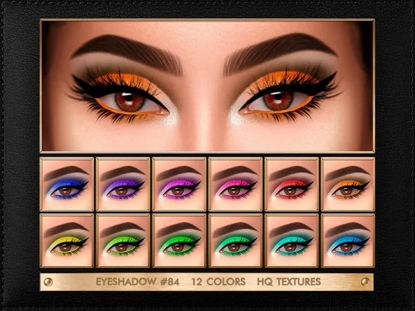 Alpha JUL_HAOS [COSMETICS] EYESHADOW 84 - The Sims 4 Custom Content