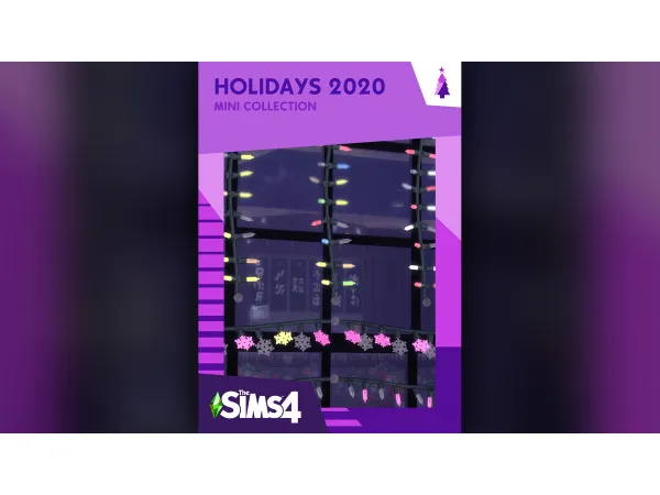 Maxis Match Holidays 2020 A very industrial Christmas by littledica - The Sims 4 Custom Content
