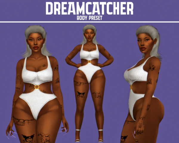 Alpha DREAMCATCHER BODY PRESET land by simsfinds - The Sims 4 Custom Content