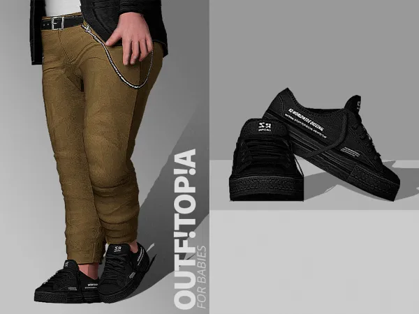 Alpha outfitopia blacking shoes toddler - The Sims 4 Custom Content