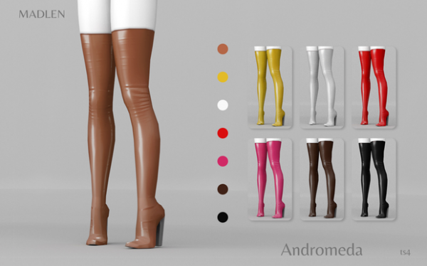 Maxis Match Madlen Andromeda Boots by madlensims - The Sims 4 Custom Content