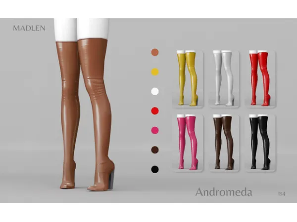 Maxis Match Madlen Andromeda Boots by Madlen - The Sims 4 Custom Content