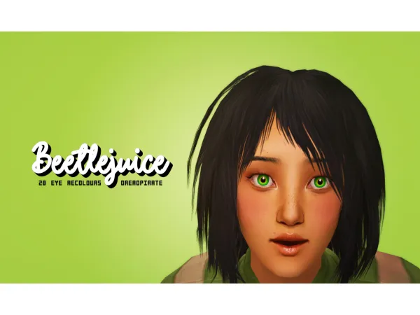 Beetlejuice Eyes by simsfinds - The Sims 2 Custom Content