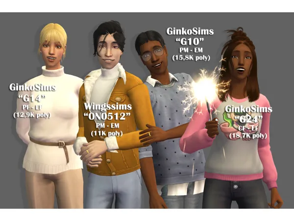 GinkoSims G14 Wingssims ON0512 GinkoSims G10 GinkoSims G24 by simsfinds - The Sims 2 Custom Content