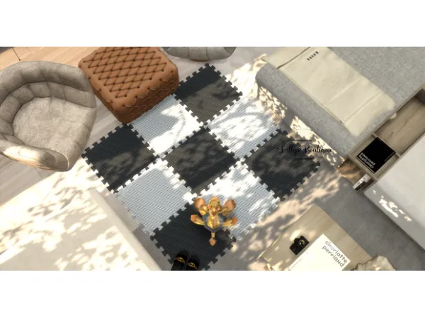 Alpha Playmat by simsfinds - The Sims 4 Custom Content