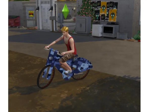 Maxis Match (No) Bicycle Helmet by simsfinds - The Sims 4 Custom Content