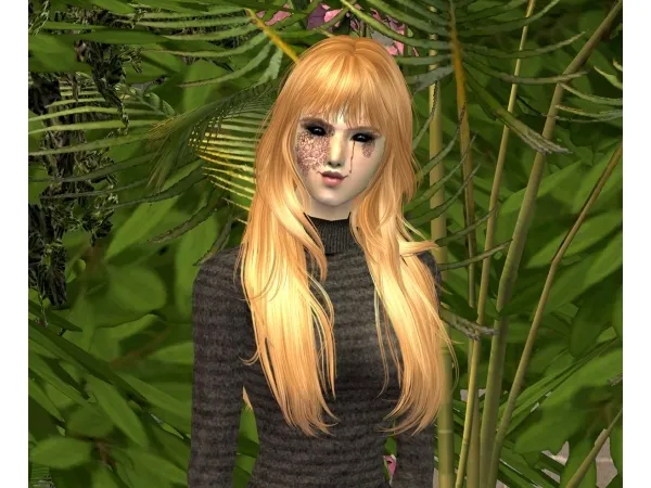 HideoutDoor Bangs HideoutDoor AlphaEdit by simsfinds - The Sims 2 Custom Content