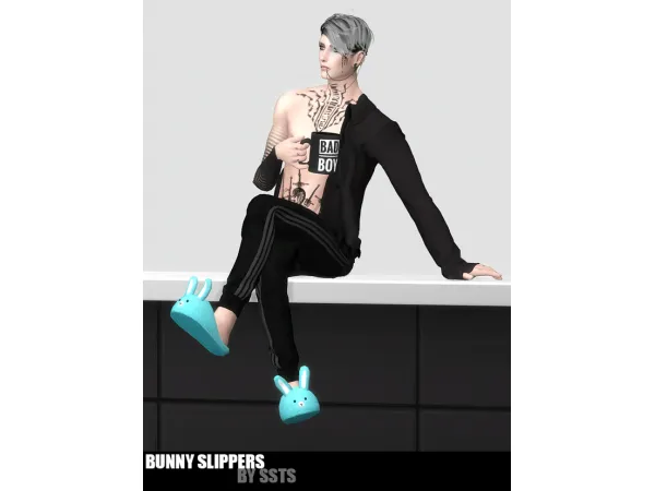 Maxis Match BUNNY SLIPPERS by simsfinds - The Sims 4 Custom Content