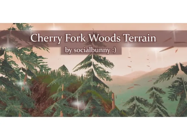 Socialbunny Cherry Fork Woods SC4 by simsfinds - The Sims 2 Custom Content