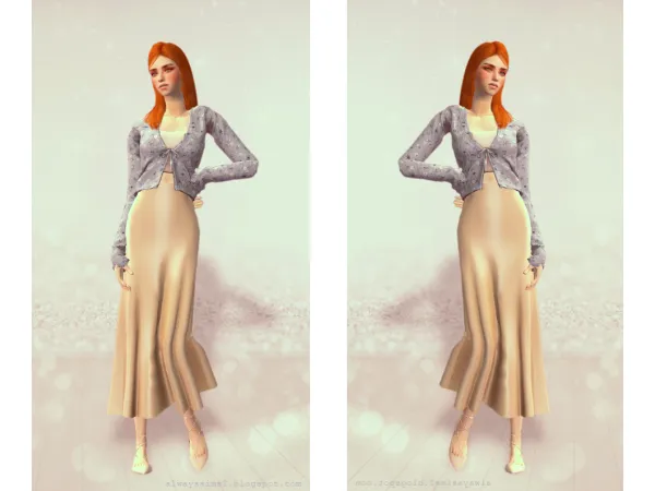 GorillaGorillaGorilla Tie Front Cardigan by simsfinds - The Sims 2 Custom Content