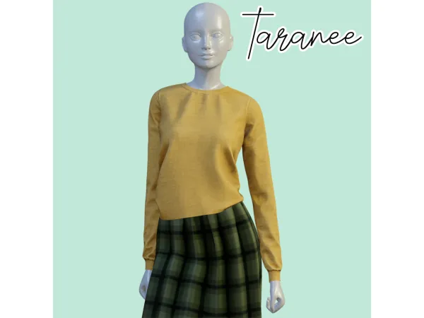 Alpha Taranee top by amelylina - The Sims 4 custom content