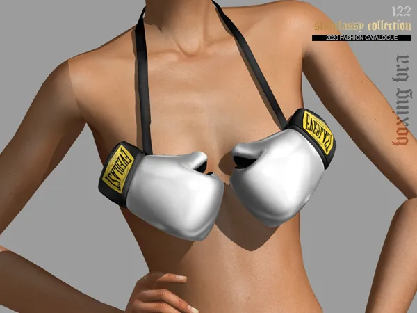 Alpha SC122 Boxing glove Female by slayclassy - The Sims 4 Custom Content