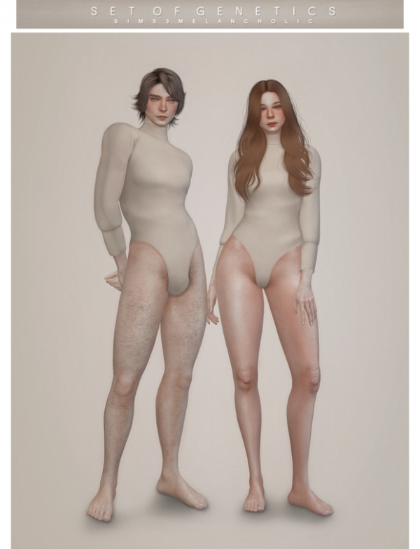Alpha set of genetics by simsfinds - The Sims 4 Custom Content
