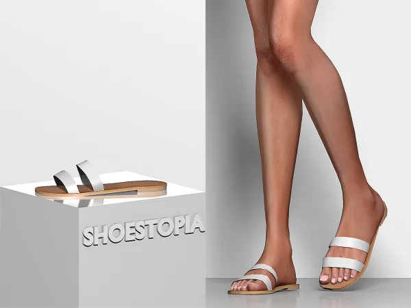 Alpha Delicate Sandals by shoestopia - The Sims 4 Custom Content