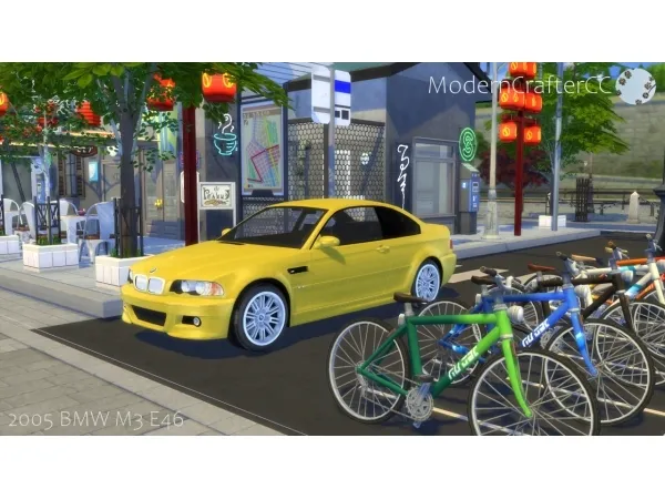 Maxis Match 2005 BMW M3 E46 - The Sims 4 Custom Content
