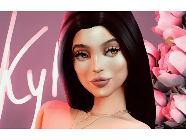 Maxis Match Kylie sim from my video - The Sims 4 Custom Content