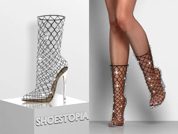 Alpha Glory Sandals by shoestopia - The Sims 4 custom content