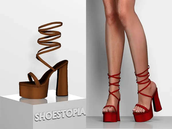 Alpha Lili High Heels by shoestopia - The Sims 4 custom content