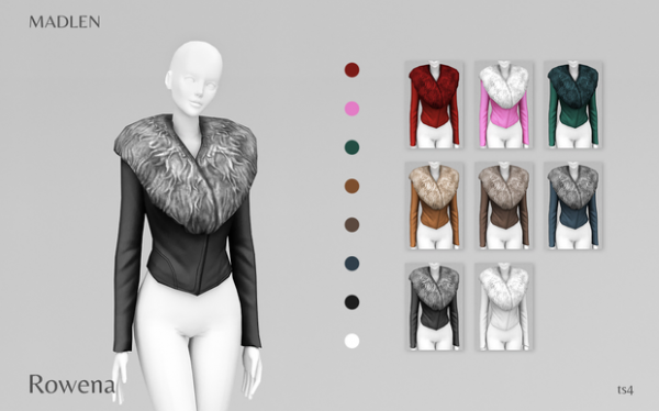 Maxis Match Madlen Rowena Jacket by madlensims - The Sims 4 Custom Content