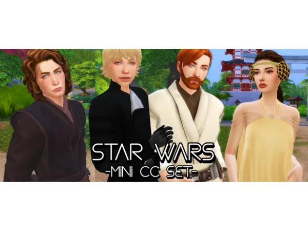 Maxis Match STAR WARS MINI SET by SOAPLAGOON - The Sims 4 Custom Content