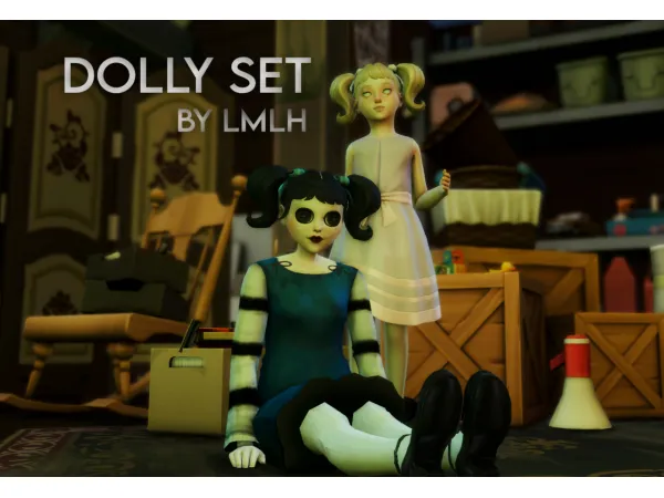 Maxis Match Dolly set - The Sims 4 Custom Content