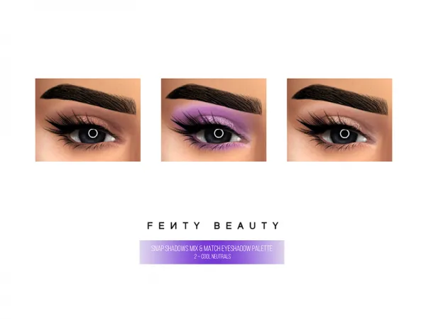 Alpha FENTY BEAUTY Shadow mix Match Palette 2 by fifthscreations - The Sims 4 Custom Content