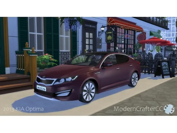 Maxis Match 2013 KIA Optima by moderncraftercc - The Sims 4 Custom Content