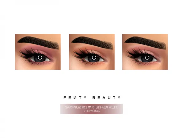Alpha FENTY BEAUTY Shadow mix Match Palette 3 by fifthscreations - The Sims 4 Custom Content