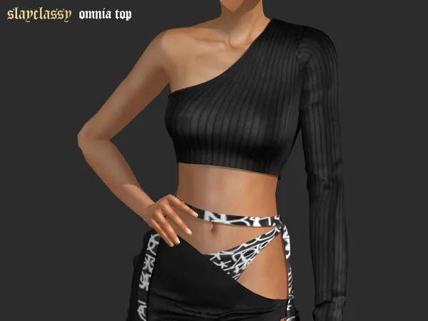 Alpha SC123 Omnia top by slayclassy - The Sims 4 Custom Content