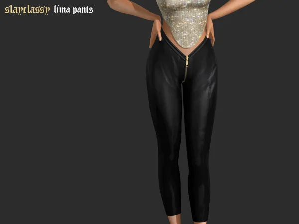 Alpha SC123 Lima pants by slayclassy - The Sims 4 Custom Content
