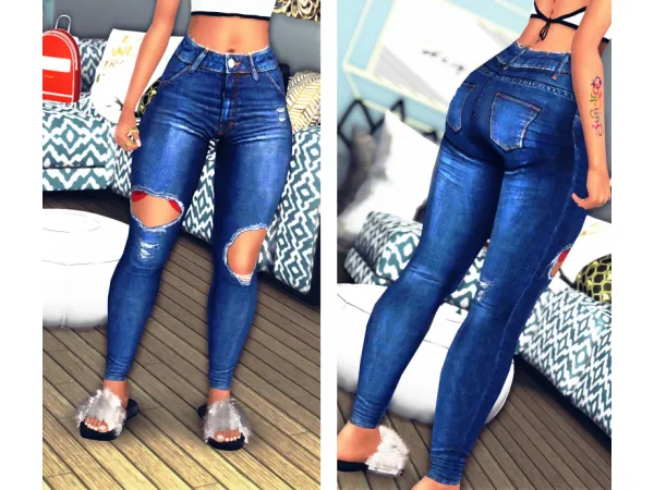 NBS Fashion Nova Jeans - The Sims 3 Custom Content