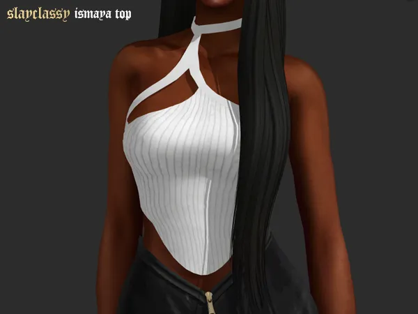 Alpha SC123 Ismaya Top by slayclassy - The Sims 4 Custom Content