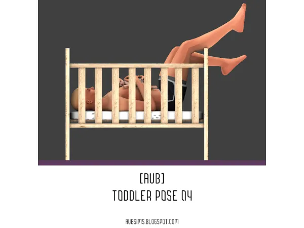 Mix [AuB] Toddler Pose 04 by AuB_Sims - The Sims 4 Custom Content