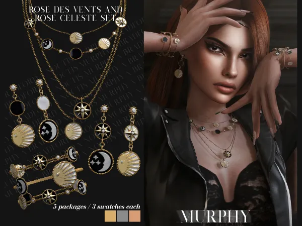 Alpha Rose des Vents and Rose Céleste Set by bradford - The Sims 4 Custom Content