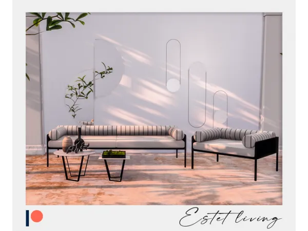 Alpha Estet living by Winner9 - The Sims 4 Custom Content
