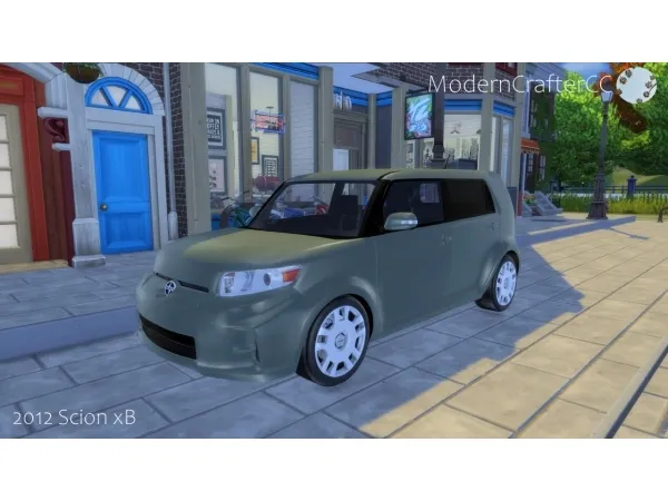 Maxis Match 2012 Scion xB by moderncraftercc - The Sims 4 Custom Content