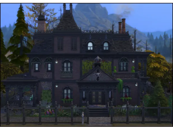Maxis Match Fox Hollow Victorian Gothic (No ) by simsfinds - The Sims 4 Custom Content