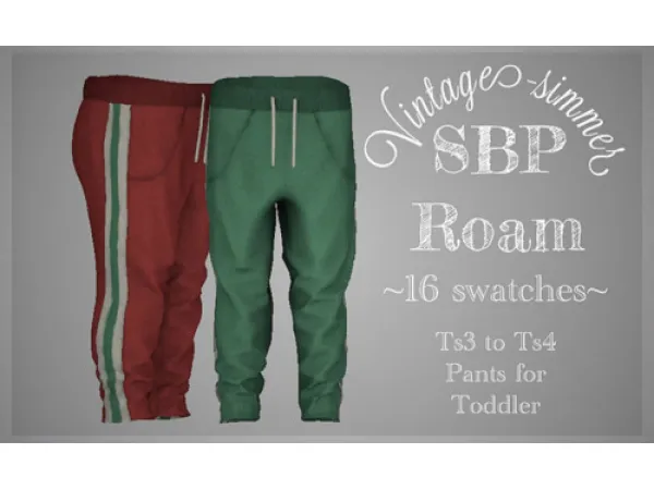 Mix SBP Roam for toddlers' - The Sims 4 Custom Content